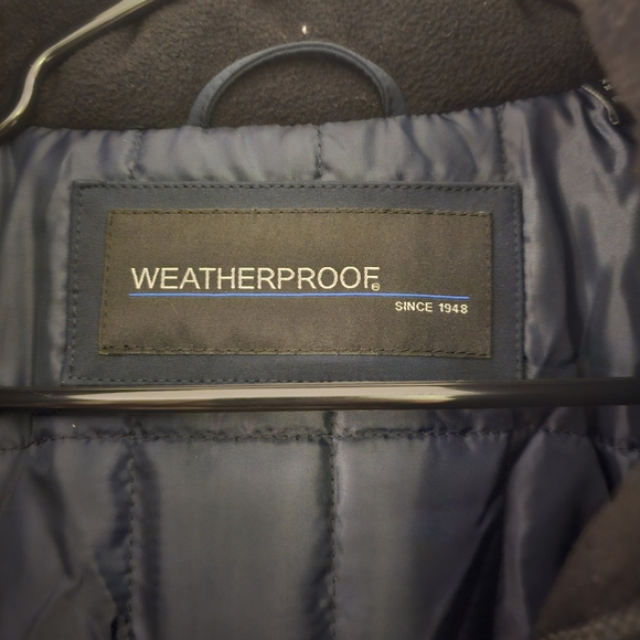 Weatherproof StretchTech Men's Dark Blue Winter Coat - Picture 5 of 5